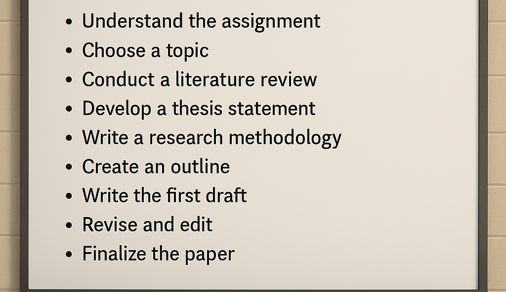 how to write a research paper - a step-by-step guide